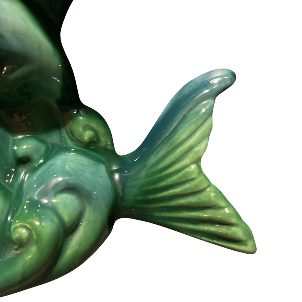 MCM ROYAL HAEGER R271 USA Fish Vase - Vintage - Has Label - NO CHIPS/CRACKS
